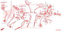 LEVIER DE GUIDON   CABLE   COMMODO pour Honda CG 125 FAN PARTIDA ELETRICA de 2014