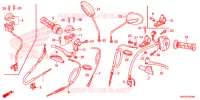 LEVIER DE GUIDON   CABLE   COMMODO pour Honda CG 125 FAN PARTIDA ELETRICA de 2015