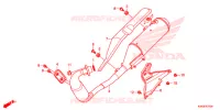 SILENCIEUX D'ECHAPPEMENT pour Honda CG 125 FAN PARTIDA ELETRICA de 2015
