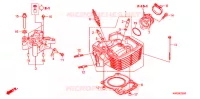 CULASSE pour Honda CG 125 FAN KICK de 2010