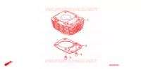 CYLINDRE pour Honda CG 125 FAN KICK de 2010