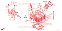 CULASSE pour Honda CG 125 FAN KICK de 2013