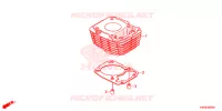 CYLINDRE pour Honda CG 125 FAN KICK de 2014