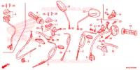 LEVIER DE GUIDON   CABLE   COMMODO pour Honda CG 125 FAN KICK de 2014