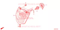 PHARE pour Honda CG 125 FAN KICK de 2014
