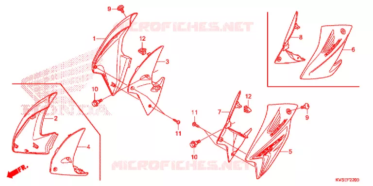 OUIES DE RADIATEUR Honda MOTO 150 CG 2014  CG150ESDE