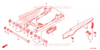 BRAS OSCILLANT pour Honda CG 150 FAN PARTIDA ELÉTRICA, FREIO A DISCO DIANTEIRO de 2015