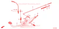 PEDALE pour Honda CG 150 FAN PARTIDA ELÉTRICA, FREIO A DISCO DIANTEIRO de 2015