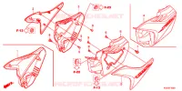 COUVERCLES LATERAUX pour Honda CG 150 TITAN de 2011