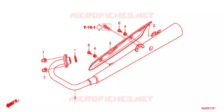 SILENCIEUX D'ECHAPPEMENT Honda MOTO 150 CG 2012  CG150EXC