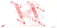 AMORTISSEUR ARRIERE pour Honda CG 150 TITAN de 2014