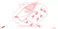 SELLE pour Honda CG 160 CARGO de 2018