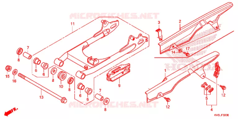 BRAS OSCILLANT Honda MOTO 160 CG 2021  CG160CESL