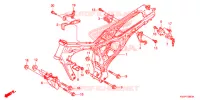 CADRE pour Honda CG 160 FAN de 2017