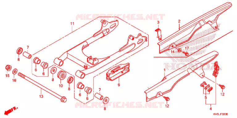 BRAS OSCILLANT Honda MOTO 160 CG 2021  CG160ESDL