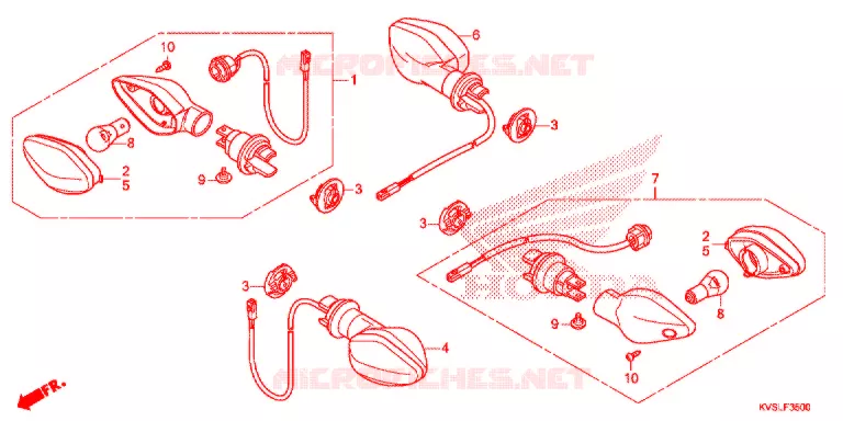 CLIGNOTANT Honda MOTO 160 CG 2021  CG160ESDL