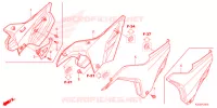 COUVERCLES LATERAUX pour Honda CG 160 FAN de 2023