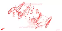 COUVERCLES LATERAUX pour Honda CG 160 TITAN de 2017