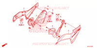 COUVERCLES LATERAUX pour Honda CG 160 START de 2019