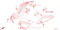 COUVERCLE LATERAL DE FILTRE A AIR pour Honda REBEL 1100 DCT de 2023