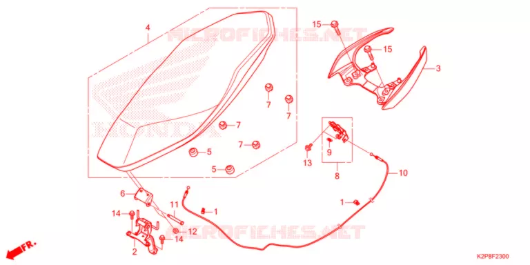 SELLE Honda MOTO 150 RS 2021  FS150FAN