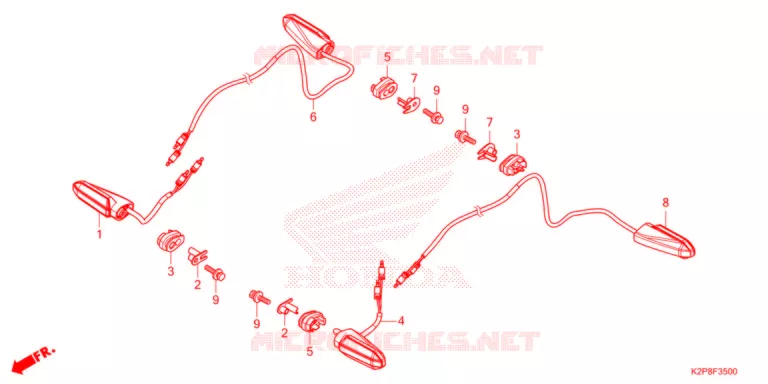CLIGNOTANT Honda MOTO 150 RS 2021  FS150FAN