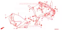 GUIDON   CARENAGE pour Honda LEAD 110 de 2011