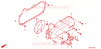 COUVERCLE GAUCHE pour Honda LEAD 110 de 2013