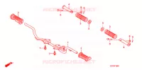 REPOSE PIED pour Honda POP 100 BR de 2011