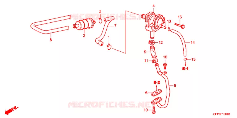 FILTRE A AIR - SOUPAPE D'AIR Honda MOTO 100 POP 2012  RF100C