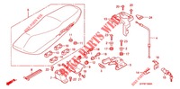 SELLE pour Honda POP 100 4BR de 2012