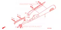 SILENCIEUX D'ECHAPPEMENT pour Honda POP 100 8BR de 2013