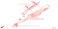 SILENCIEUX D'ECHAPPEMENT pour Honda POP 100 8BR de 2015
