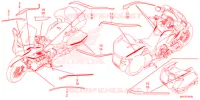 AUTOCOLLANTS pour Honda GL 1800 GOLD WING MT de 2022
