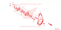 POMPE A HUILE pour Honda TRX SPORTRAX 250 X de 2012