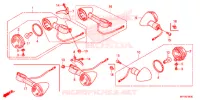 CLIGNOTANT pour Honda VT 1300 INTERSTATE ABS de 2012
