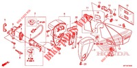 COUVERCLE LATERAL   OUTILS   CONTACTEUR A CLES pour Honda VT 1300 INTERSTATE ABS de 2012