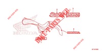 EMBLEME/MARQUE (VT1300CR/CRA,VT1300CT/CTA) pour Honda VT 1300 INTERSTATE ABS de 2012