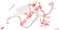 RESERVOIR DE RECYCLAGE DES GAZ pour Honda VT 1300 INTERSTATE ABS de 2012