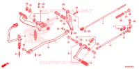 PEDALE pour Honda SHADOW VT 750 SPIRIT de 2012