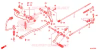 PEDALE pour Honda SHADOW VT 750 SPIRIT de 2012