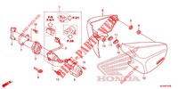 COUVERCLE LATERAL (VT750C/CA/CS/C2/C2F/C2B) pour Honda SHADOW VT 750 SPIRIT F de 2012