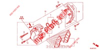 ETRIER DE FREIN AVANT (VT750C/CA/C2/C2F/C2B) pour Honda SHADOW VT 750 SPIRIT F de 2012