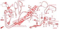 LEVIER DE GUIDON   CABLE   COMMODO pour Honda SHADOW VT 750 SPIRIT F de 2012