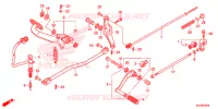 PEDALE pour Honda SHADOW VT 750 SPIRIT F de 2012