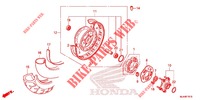 ROUE ARRIERE (VT750C/CA/C2/C2F/C2B) pour Honda SHADOW VT 750 SPIRIT F de 2012