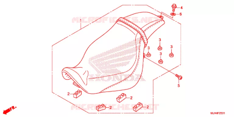 SELLE Honda MOTO 750 SHADOW 2012  VT750C2FC