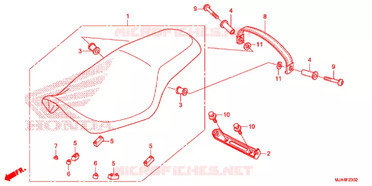SELLE Honda MOTO 750 SHADOW 2012  VT750RSC