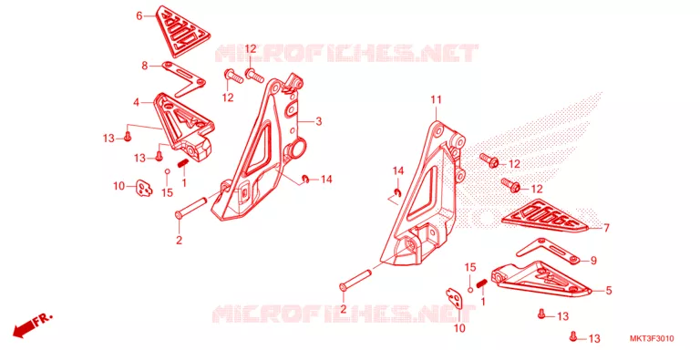 REPOSE PIED Honda MOTO 750 ADV 2023  ADV750LP