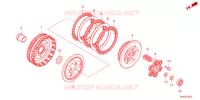 EMBRAYAGE pour Honda SUPER CUB 110 スーパーカブ PRO de 2024